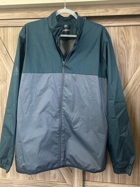 adidas Two-Tone Blue Men's Windbreaker Jacket